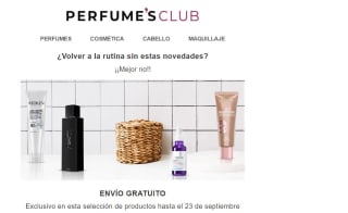 Envíos gratis en productos seleccionados desde Perfumes club