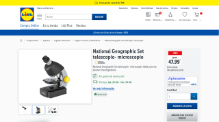 Set Telescopio-Microscopio National Geographic por 47,99€