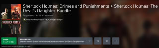 Sherlock Holmes: Crimes and Punishments + Sherlock Holmes: The Devil's Daughter Bundle voor €3,24 bij Xbox
