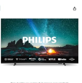 TV 75" Philips 75PUS7609 Smart TV 4K LED Precise Ultra HD y sonido Dolby Atmos por 645€