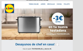 Tostadora con doble ranura 980 W 19,99€