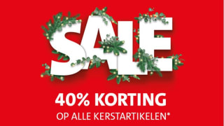 40% korting op alle kerstartikelen bij Intratuin