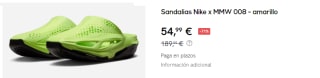 Sandalias Nike x MMW 008 por 54.99€
