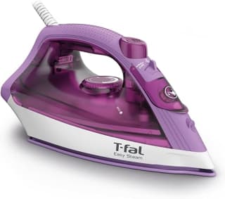Plancha T-Fal Easy Steam Lila Suela XL por $368 en Amazon