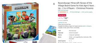 Ravensburger Minecraft junior: Heroes of the village - Bordspel voor €€15,99 m t Amazon Prime