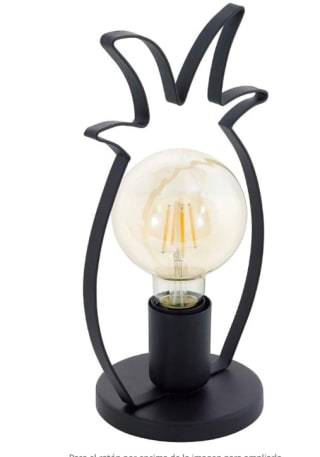 Coldfield Lámpara de E27, 60 W, Negro (sin bombilla) por 21,14€