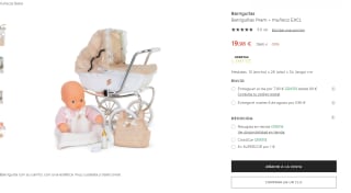 Barriguitas Pram + muñeco EXCL por 19,98€
