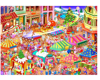 puzzle navideño de 1000 piezas por 7,98€