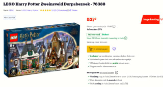 Lego Harry Potter Hogsmeade Village set voor €53,99 bij Bol.com