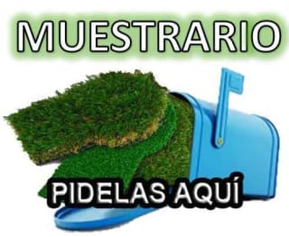 Descuento del 100% al pedir las muestras de césped artificial