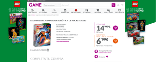 LEGO Marvel Armadura Robótica de Rocket 76243 Reaco por 6,99€