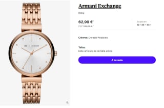 Reloj para Mujer Armani Exchange por 62.99€