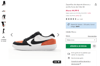 Rebajas hasta 70% + 15% EXTRA descuento en tus compras en ASOS