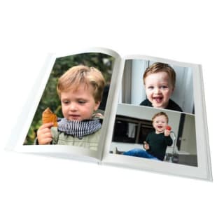 Hardcover fotoboek met eigen foto's vanaf €5,95 bij Topdoek.
