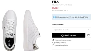 Zapatillas Casual para Mujer FILA Lusso F por 18.99€