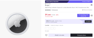 Hasta 65% + 30% descuento en productos Apple ofertazas