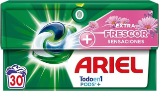 Ariel PODS Todo en 1 Detergente Cápsulas, 30 Lavados por 6,30€ y 43 cápsulas por 9,48€ y 90 cápsulas por 16,74€