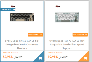 Recopilación teclado gaming desde solo 9,95€