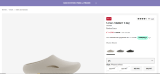 Crocs Mellow Clog Women's Shoes - Just £14.99