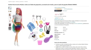 Muñeca Barbie Leopard Rainbow Hair por 12€