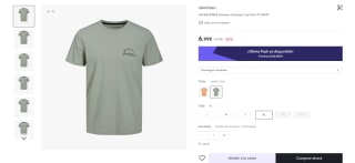 2 camisetas Jack and jones por 10,49€