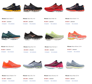 Recopilacion de Zapatillas Mizuno con 40% de Descuento en Barrabes