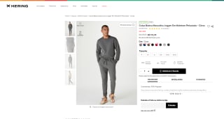 Calça Masculina, modelo Jogger em Moletom - R$ 119,99
