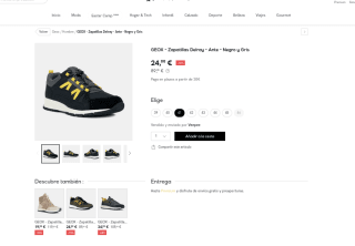 Zapatillas GEOX Delray Ante por tan solo 24,99€