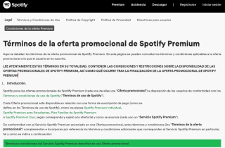 3 meses Gratis Spotify Premium Individual por ser miembro de H&M