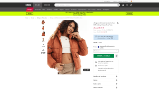 Abrigo acolchado naranja tostado MTE Aubrey Primaloft Vans por 61,50€