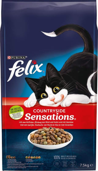 FELIX Kattenvoer droog Sensations Countryside 7,5 kg voor €21,41 bij Bol.com
