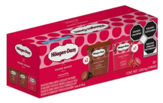 Helado de Crema Haagen Dazs 2 pzs Chocolate y 1 Fresa $199 | Sam's Club