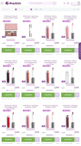 Hasta -70% de Descuento en XX Revolution.