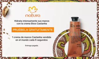 Prueba gratis crema hidratante de manos natura