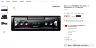 Obtain a Pioneer next generation 1-DIN receiver for only £112.49 at Halfords