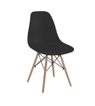 Pack de 4 sillas Dinamarca Estilo nórdico - Patas de Madera por 53,64€