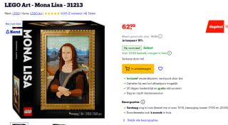 LEGO Art - Mona Lisa voor €62,99 bij Bol