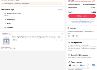 96 rollos Sottex Orginal Papel Higiénico 12 rollos x 8 paquete a solo 16,95€