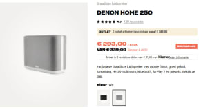 Denon Home 250 Wifi Speaker met HEOS built-in voor €293 bij Hifi Klubben