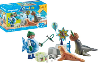 PLAYMOBIL Gift Set Dieren voeren voor €7,50 bij Amazon