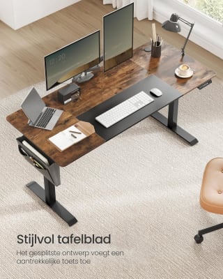 SONGMICS In hoogte verstelbaar bureau voor €149,99 bij Amazon.