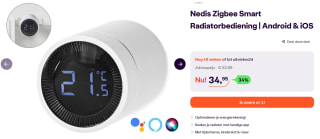 Nedis ZBHTR10WT - radiatorthermostaat voor €34,95 bij iBOOD