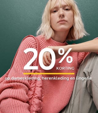 20% kassakorting op dames- en herenkleding en lingerie bij Marks & Spencer