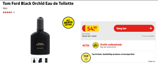 Tom Ford Black Orchid Eau de Toilette 30 ml voor €54,99 bij Kruidvat