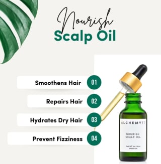 Gratis sample voedende hoofdhuid-olie