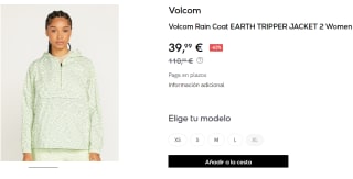 Chaqueta para Mujer Volcom EARTH TRIPPER JACKET 2 por 39.99€