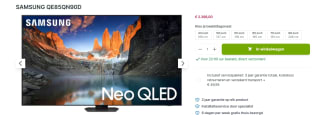 Samsung Neo QLED QN90D 85" TV voor €2398 bij Plasmavisie