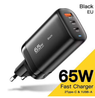 Essager 65W GaN USB Type C Oplader voor €9,99 bij Aliexpress
