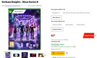 Gotham Knights (Xbox Series X) voor €6,99 bij Bol