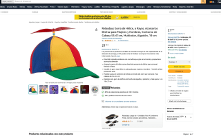 Gorra de Hélice a Rayas Adultos por solo 21,99€